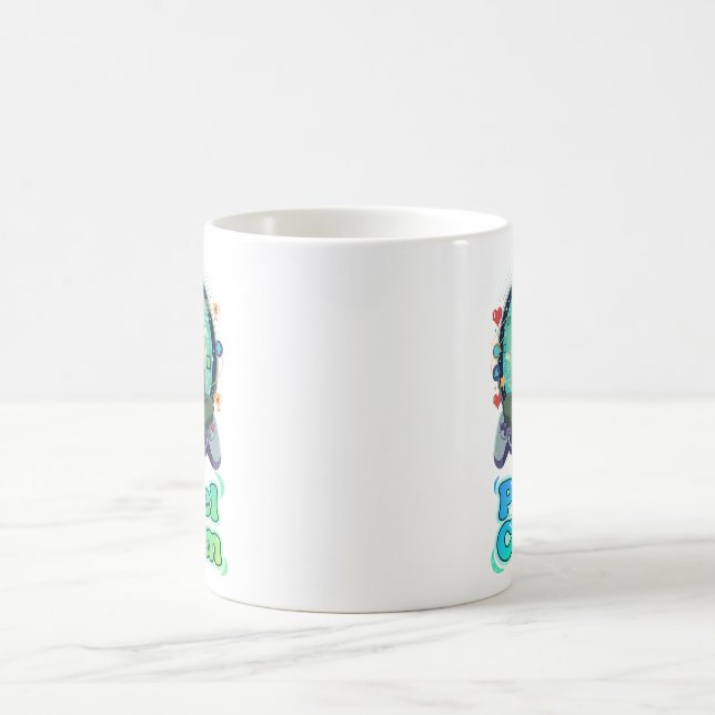 Taza De Café Cute Anime Gamer Boy Pixel Calm (Centro)