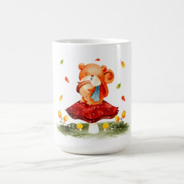 Taza De Café Cute Autumr Squirrel
