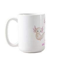 Cute Axolotl de Acuarela Preguntas Personalizado N