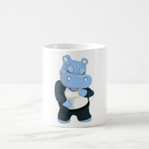 TAZA DE CAFÉ CUTE AZUL HIPPO