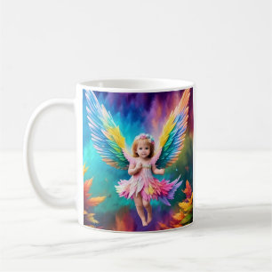 Taza De Café Cute Baby Angel Wings Art-38424