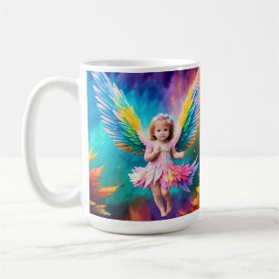 Taza De Café Cute Baby Angel Wings Art-38424