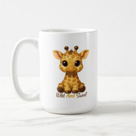 Taza De Café Cute Baby Giraffe