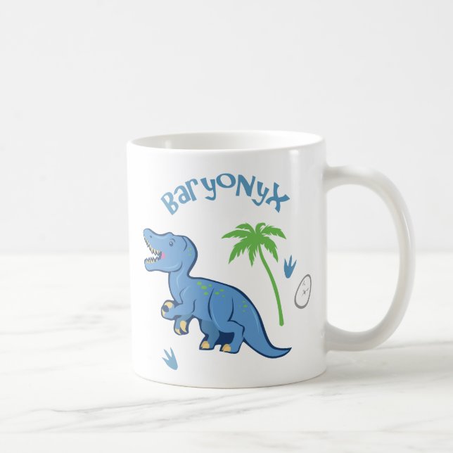 Taza De Café Cute Baryonyx (Derecha)