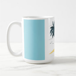 Taza De Café Cute Beach Vacation Tropical Palm