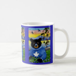 Taza De Café Cute Bear Blueberries Algonquin Park mug