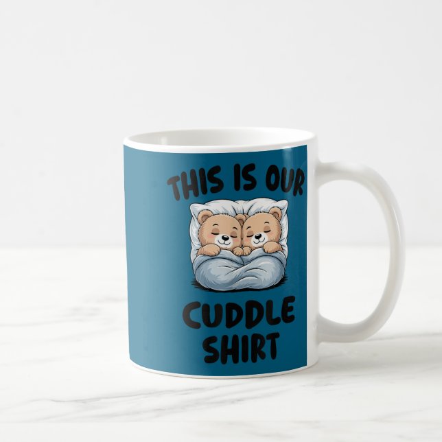 Taza De Café Cute Bear Couple This Is Our Cuddle  (Derecha)