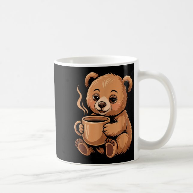 Taza De Café Cute Bear Design For Bear Lover And Bear  (Derecha)