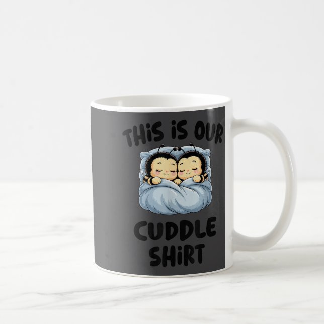 Taza De Café Cute Bee Lovers This Is Our Cuddle  (Derecha)