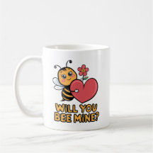 Cute Bee Valentine - "¿Vas A Ser Mía?"
