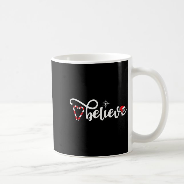 Taza De Café Cute Believe Christmas  (Derecha)