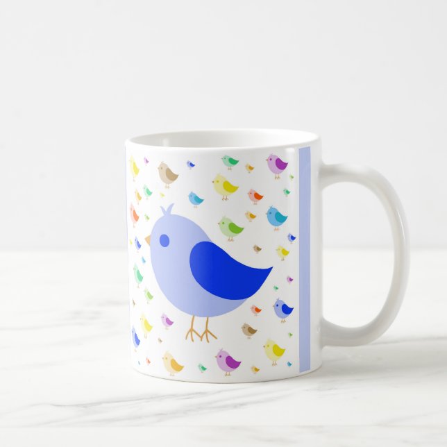 Taza De Café Cute Bird Mug (Derecha)