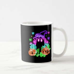 Taza De Café Cute Boo Halloween Fantasma Bruja Calabaza Moderno