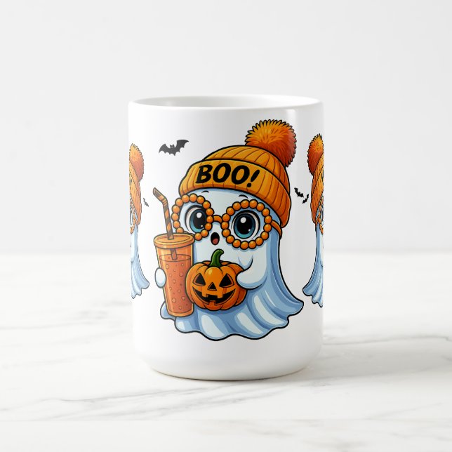 Taza De Café Cute Boujee Ghost (Centro)
