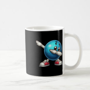 Taza De Café Cute Bowling Dab Bowler Ll Jugador Niños Niño