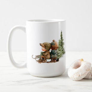 Taza De Café Cute Boy y Chica Mug