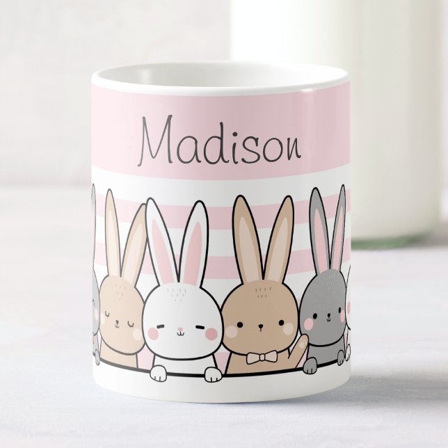 Taza De Café Cute Bunnies Personalizados (Subido por el creador)