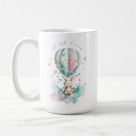 Taza De Café Cute bunny AÉRONAUTE, personnalisé