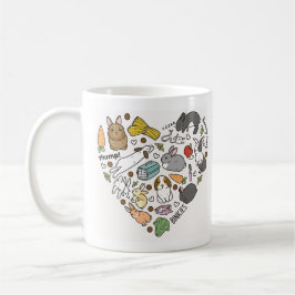 Taza De Café Cute Bunny Bunnies Reusable friendly Bunny Lover