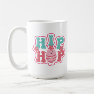Taza De Café Cute Bunny Egp Hip Hop Feliz Pascua