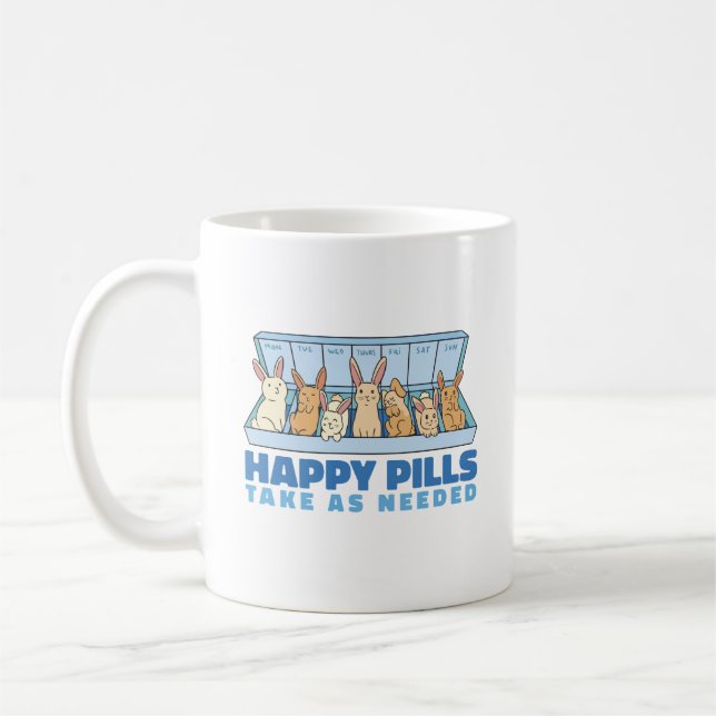 TAZA DE CAFÉ CUTE BUNNY FAPPY PILLS BOX (Izquierda)