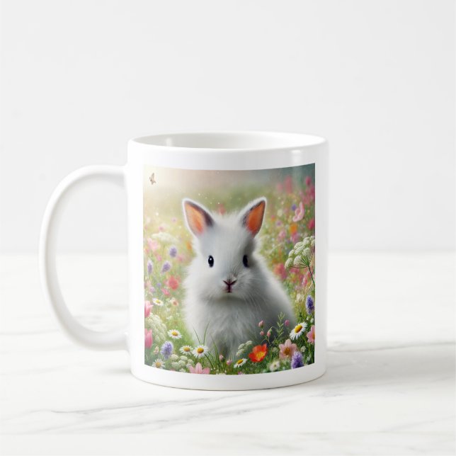 Taza De Café Cute Bunny Mug (Izquierda)