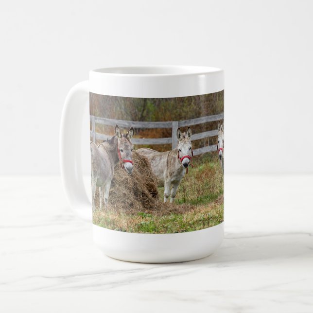 Taza De Café Cute burros (Anverso izquierdo)