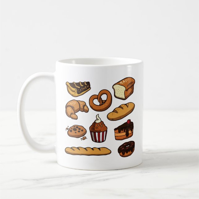 Taza De Café Cute cake and bread bakery (Izquierda)