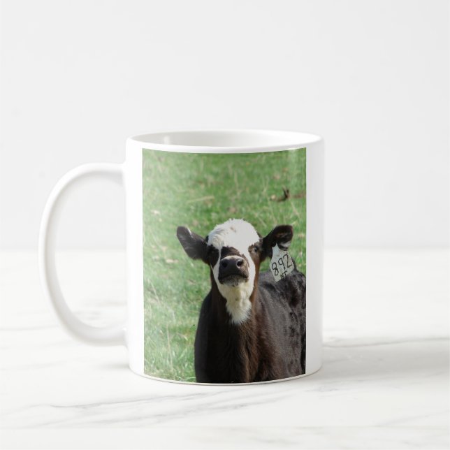 Taza De Café Cute Calf (Izquierda)