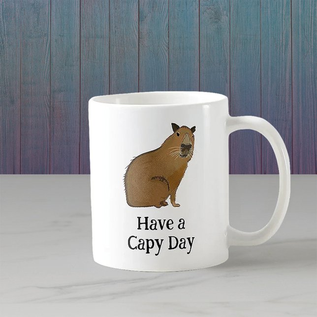 Taza De Café Cute Capybara (Subido por el creador)
