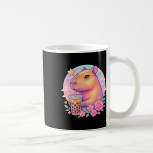 Taza De Café Cute Capyra Kawaii Anime Bo Bubble Tea Lover Chica
