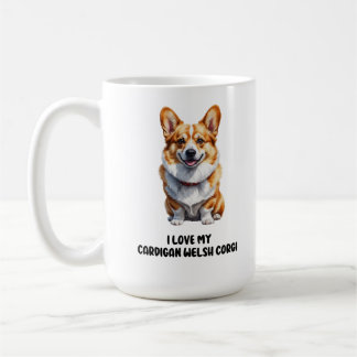Taza De Café Cute Cardigan Welsh Corgi Design