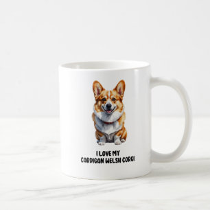 Taza De Café Cute Cardigan Welsh Corgi Design