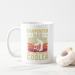 Taza De Café Cute carpintero Guay Dad Retro Regalo