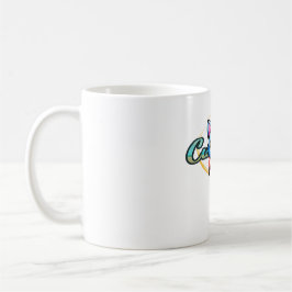Taza De Café Cute Cat Illustration – Adorable “Cut Cat” Design