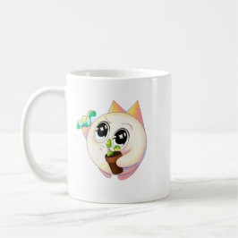 Taza De Café Cute Cat Plant Lover Cartoon Mug