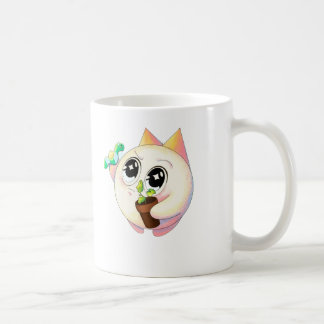 Taza De Café Cute Cat Plant Lover Cartoon Mug