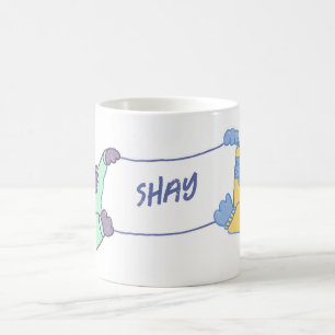 Taza De Café Cute Cats Nombre personalizado Café Mug