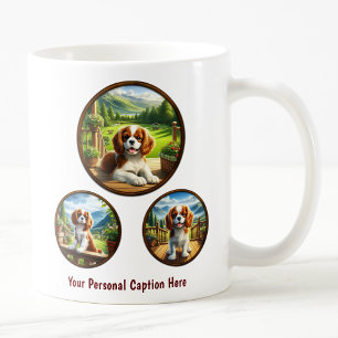 Taza De Café Cute Cavalier King Charles Spaniel Puppy