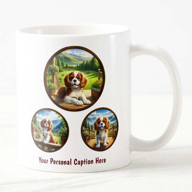 Taza De Café Cute Cavalier King Charles Spaniel Puppy (Subido por el creador)