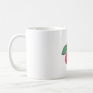 Taza De Café Cute Cherry y un día de amor