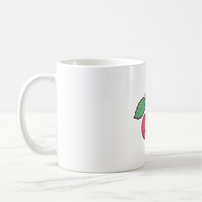 Taza De Café Cute Cherry y un día de amor (Izquierda)