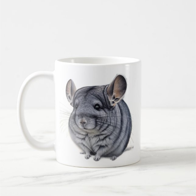 Taza De Café Cute Chinchilla (Izquierda)