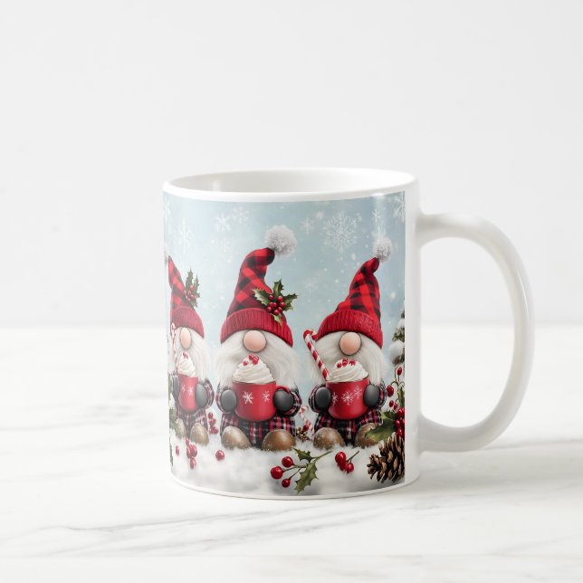 Taza De Café Cute Christmas Gnome Mug  (Derecha)