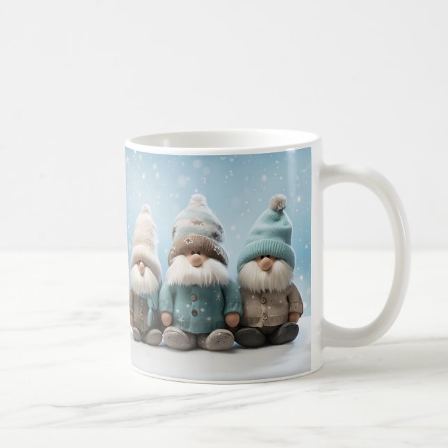 Taza De Café Cute Christmas Gnome Mug (Derecha)