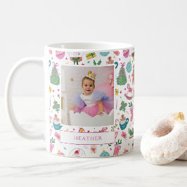 Taza De Café Cute Christmas Photo Mug