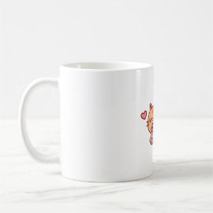 Taza De Café Cute Chubby Naranja Tabby Cat Ama Boba Tea