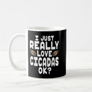 Taza De Café Cute Cicada Lover I Love Cicadas