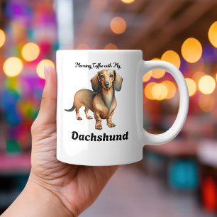 Taza De Café Cute COFFEE Browns Dachshund