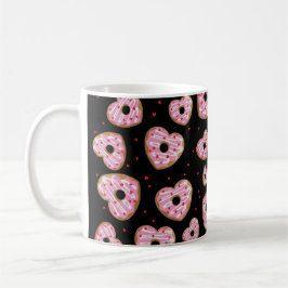 Taza De Café Cute Cookies de Corazón Rosa